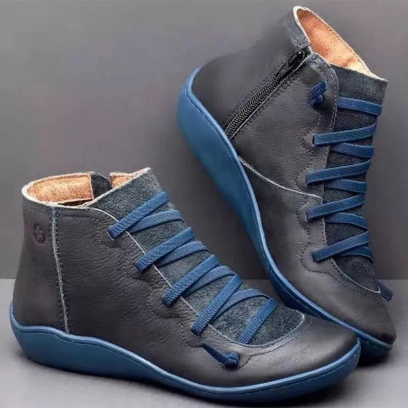 Chaussures Montantes Confort Stylées à Fermeture Zip