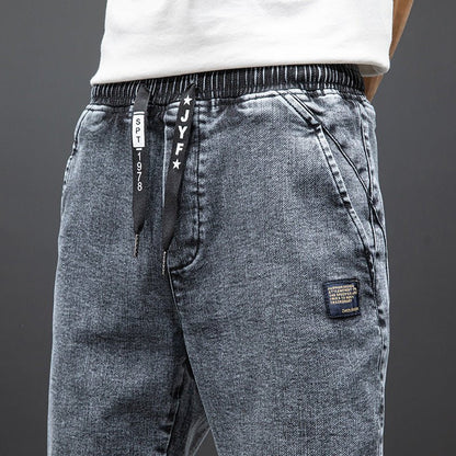 Pantalon en denim en coton micro - élastique - Oyso - ma