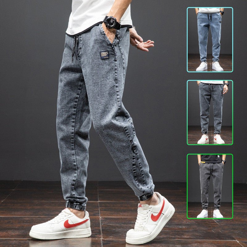 Pantalon en denim en coton micro - élastique - Oyso - ma