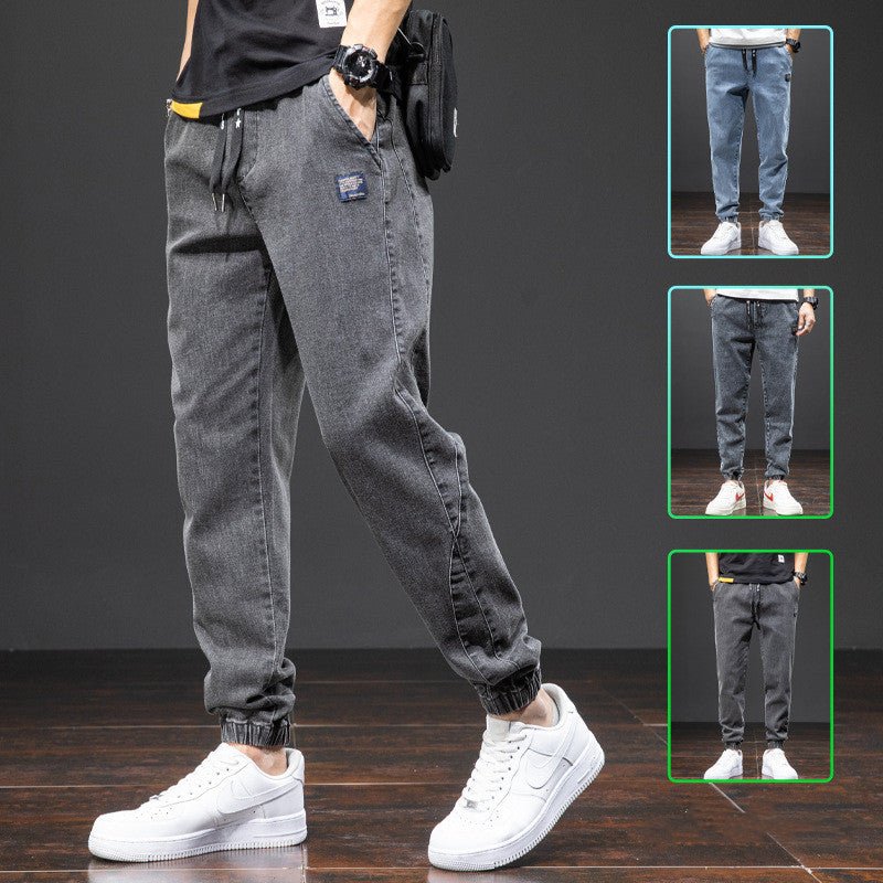 Pantalon en denim en coton micro - élastique - Oyso - ma