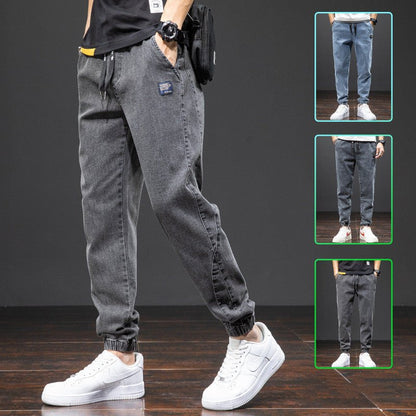 Pantalon en denim en coton micro - élastique - Oyso - ma
