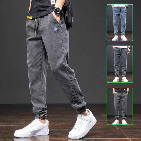 Pantalon en denim en coton micro - élastique - Oyso - ma