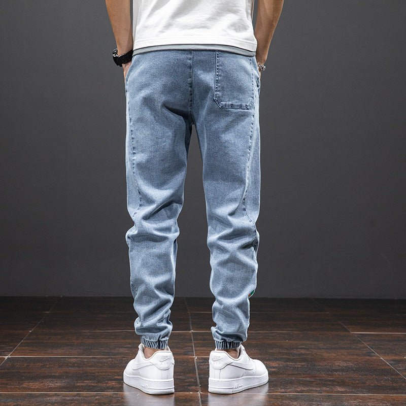 Pantalon en denim en coton micro - élastique - Oyso - ma