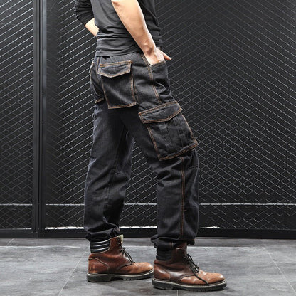 Pantalon jean Cargo Droit pour Homme - Oyso - ma