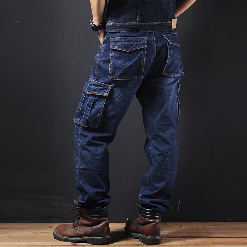 Pantalon jean Cargo Droit pour Homme - Oyso - ma
