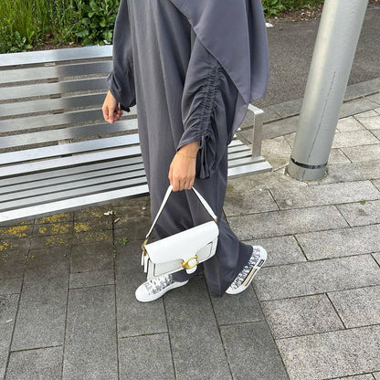 Robe hijab à manchettes à lacets - Oyso - ma
