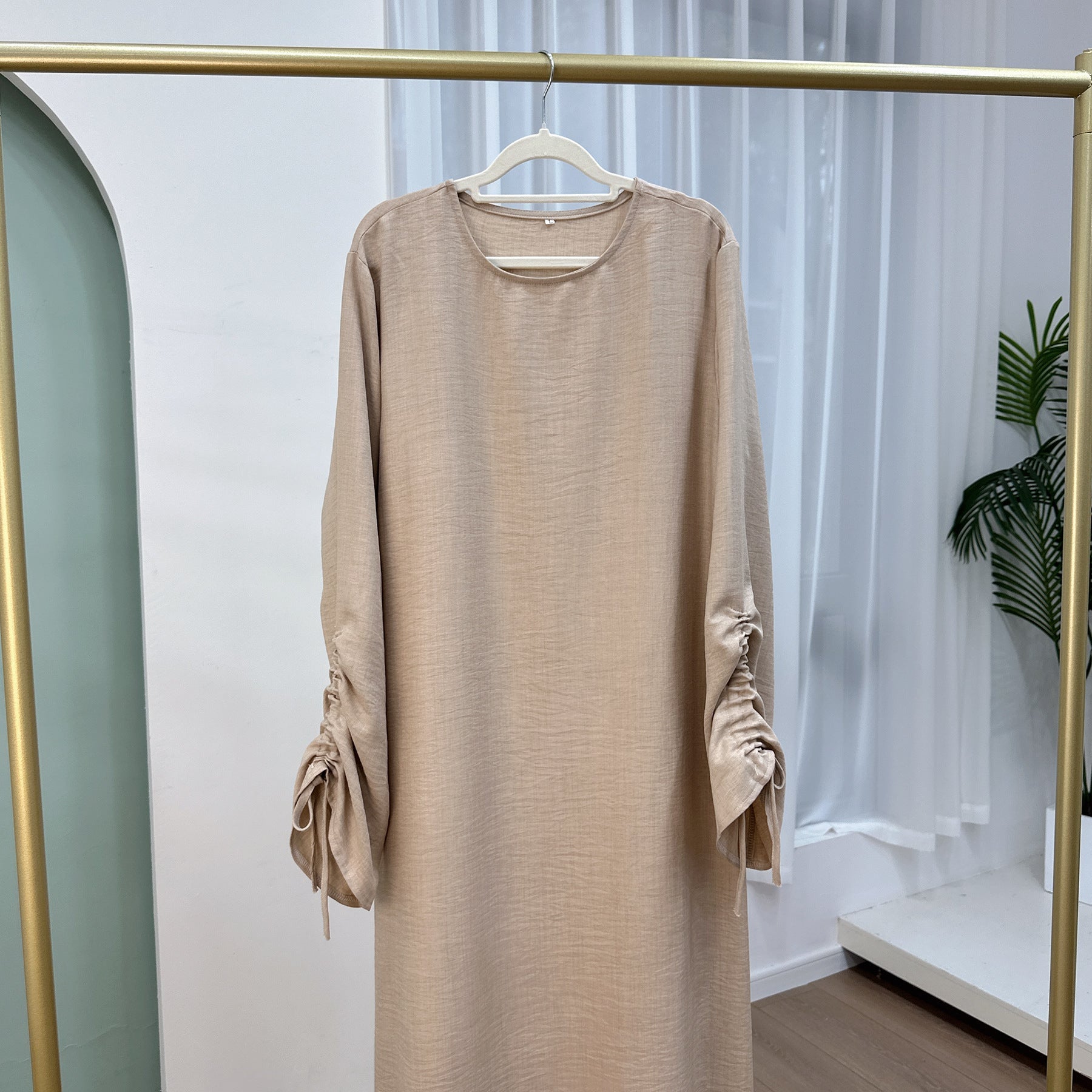 Robe hijab à manchettes à lacets - Oyso - ma
