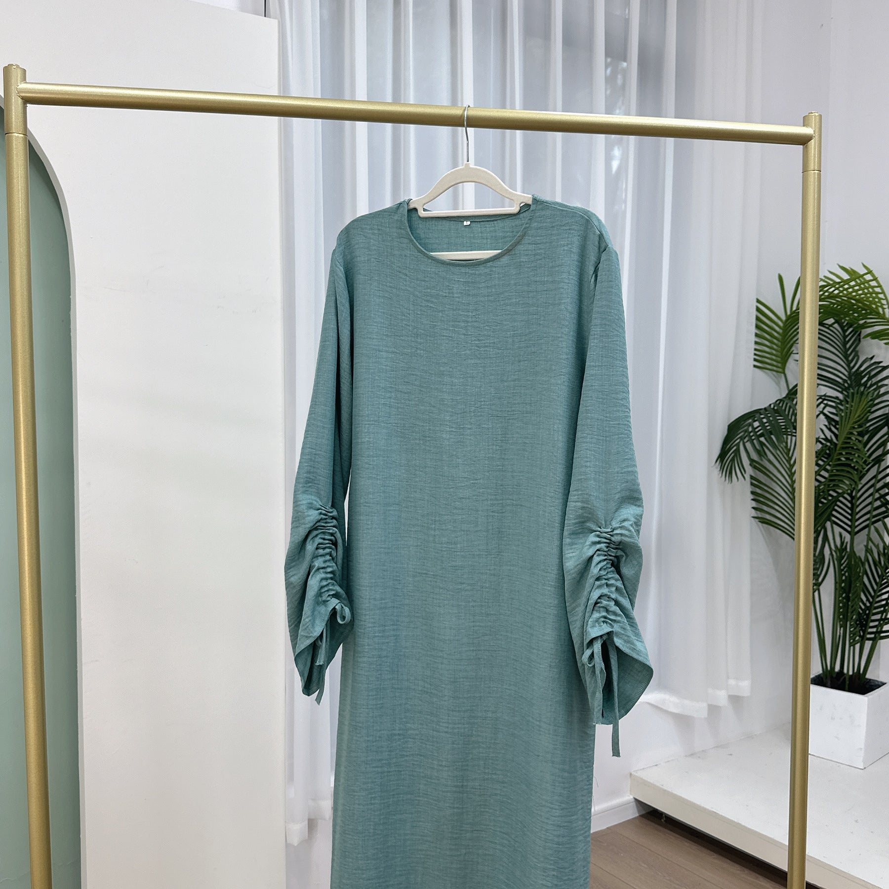 Robe hijab à manchettes à lacets - Oyso - ma