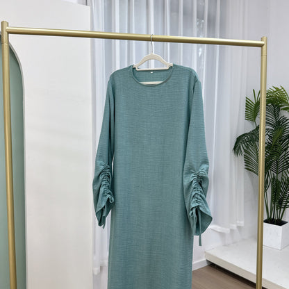 Robe hijab à manchettes à lacets - Oyso - ma
