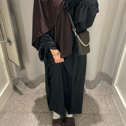 Robe hijab à manchettes à lacets - Oyso - ma
