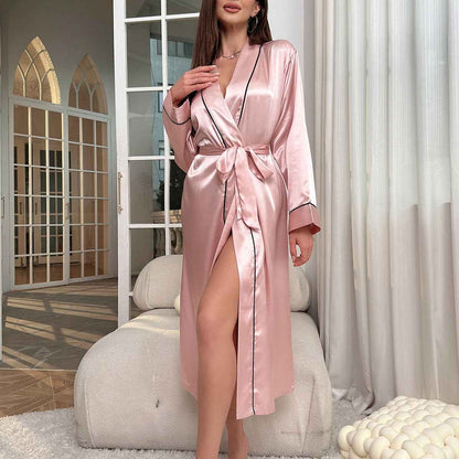 Robe Longue Satinée Femme – Élégante & Fluide - Oyso - ma
