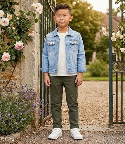Veste en jean fille enfants - Oyso - ma