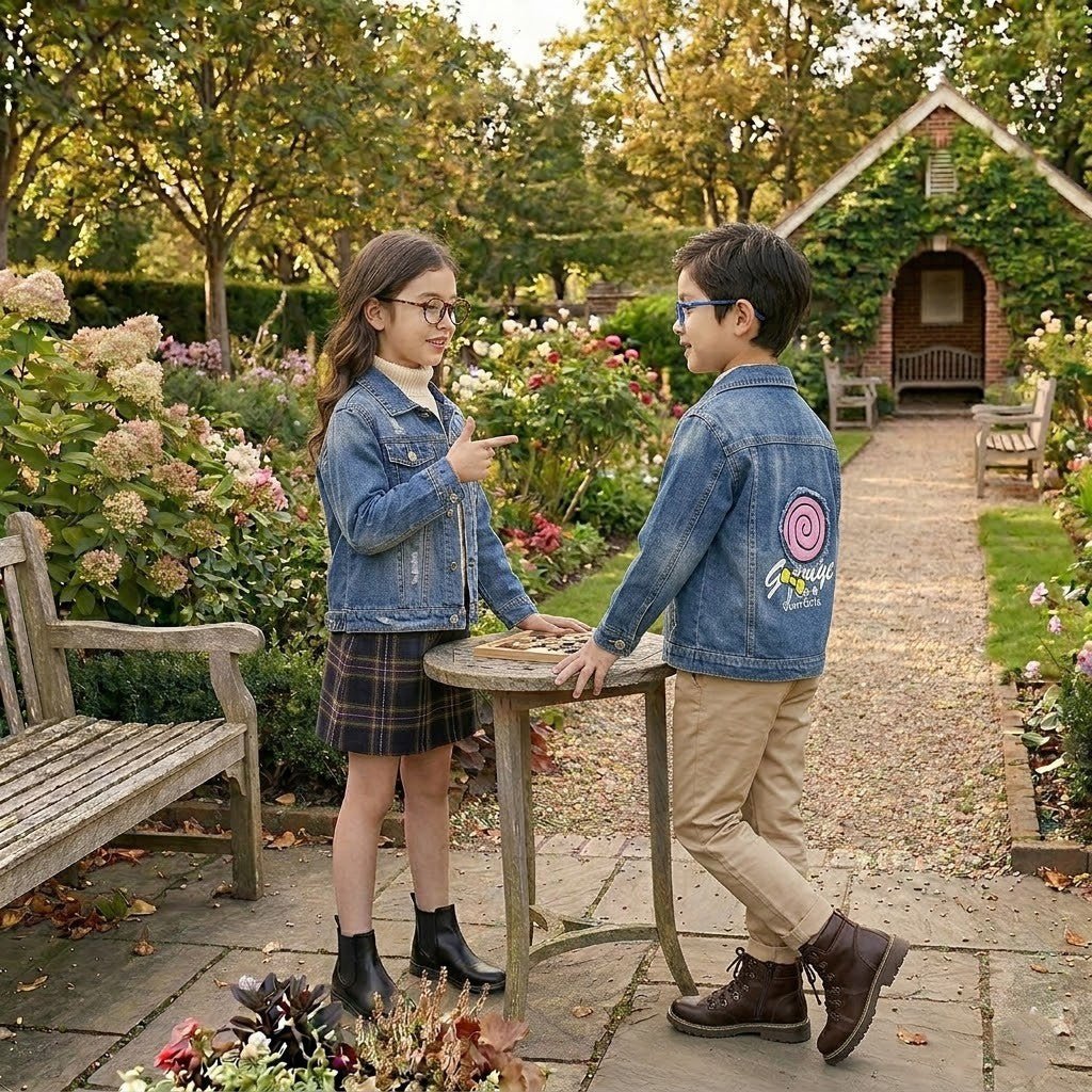 Veste en jean fille enfants - Oyso - ma