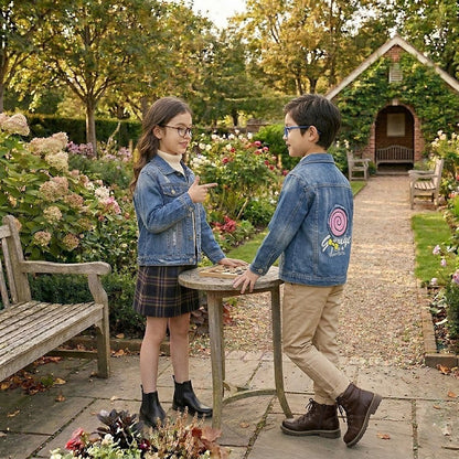 Veste en jean fille enfants - Oyso - ma