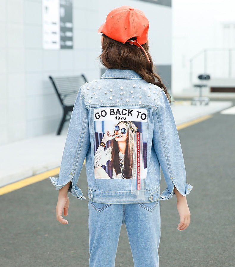 Veste en jean fille enfants - Oyso - ma