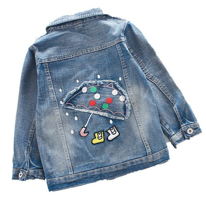 Veste en jean fille enfants - Oyso - ma